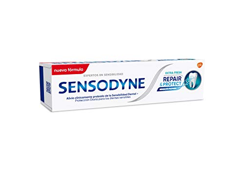 Sensodyne Repair & Protect Extra Fresh Pasta de Dientes, Alivio para Dientes Sensibles, Protección Duradera frente a la Sensibilidad Dental, 75 ml