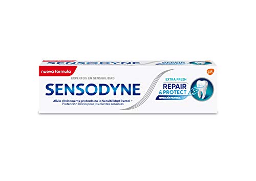 Sensodyne Repair & Protect Extra Fresh Pasta de Dientes, Alivio para Dientes Sensibles, Protección Duradera frente a la Sensibilidad Dental, 75 ml