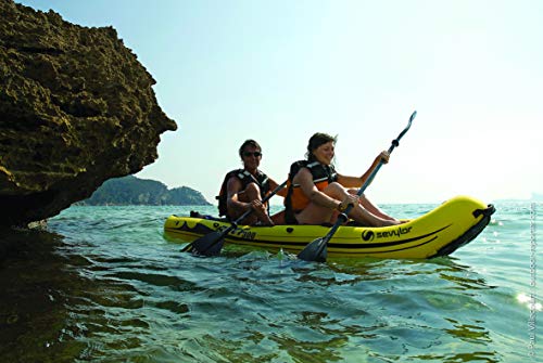 Sevylor Sit on Top Reef(TM) 300 - Bote Inflable, Kayak de Mar 2 Personas, Piragua Hinchable, 300 x 88 cm