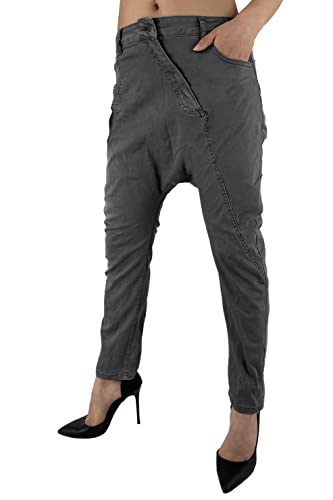 Sexy Woman Pantalón de mujer Boyfriend caballo bajo de algodón (cód. H363), gris, S