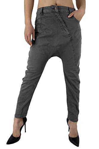 Sexy Woman Pantalón de mujer Boyfriend caballo bajo de algodón (cód. H363), gris, S