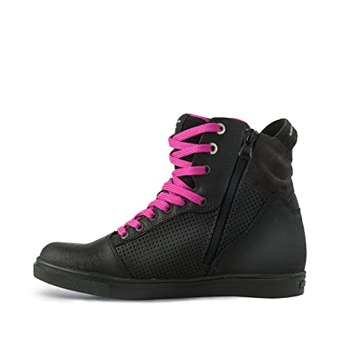 SHIMA Rebel Lady WP, Botas de Motocicleta Mujer, Negro, 37 EU