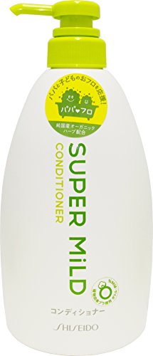 Shiseido Super Mild Hair Care Set: Shampoo & Conditioner - 2 x 600ml Pump Bottles by SUPER MILD