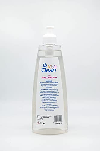 SiempreClean Kidsclean | Gel Hidroalcohólico Para Niños Dosificador 500 Ml | Suave Con Las Manos | Más Del 73% De Alcohol