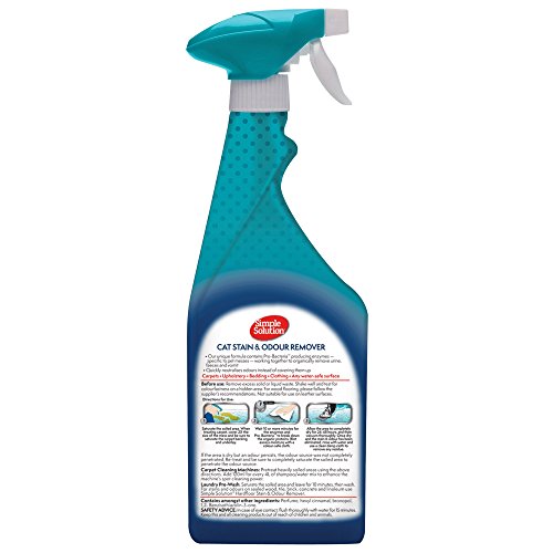 Simple Solution eliminador de Manchas y olores Cat, 750 ml