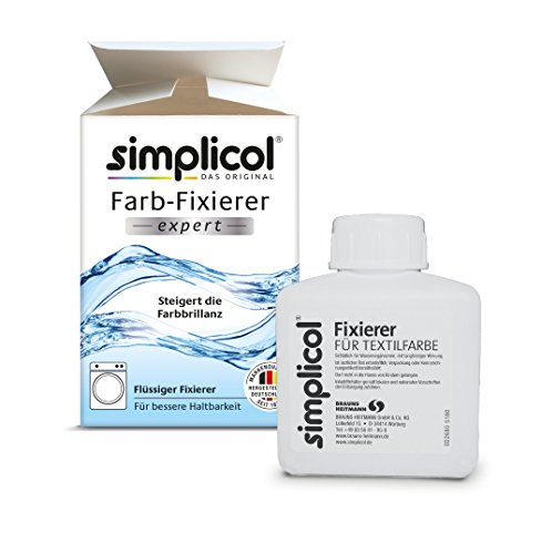 simplicol Fijador de Color para Ropa: Aumenta el Brillo del Color de Textiles Teñidos - para Uso en Lavadoras y Tazón