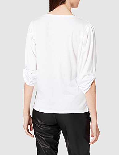 Sisley Camiseta 3qu4l12rh, Blanco 101, M para Mujer