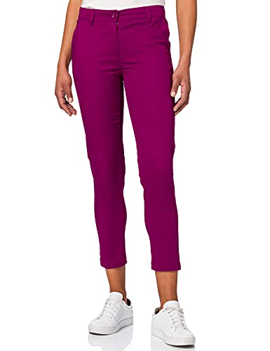 Sisley Trousers 4ED455847 Pantalones, Lilac Grey Fantasia All Over 27 l, 44 para Mujer