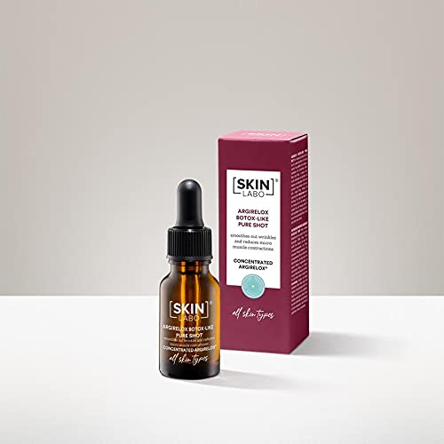 SkinLabo - Shot de argirelox concentrado estilo botox. Sérum facial antiarrugas con acción lifting. Tratamiento de choque. Para todo tipo de pieles. 15 ml.