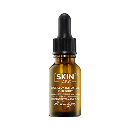 SkinLabo - Shot de argirelox concentrado estilo botox. Sérum facial antiarrugas con acción lifting. Tratamiento de choque. Para todo tipo de pieles. 15 ml.