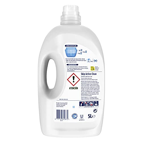 Skip Detergente Líquido Active Clean 100 lavados - Pack de 2