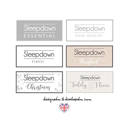 Sleepdown 5056242754657 Juego edredón con Fundas de Almohada (220 cm x 230 cm), diseño de Pelo Largo, Color, poliéster, Rosa encarnado, Matrimonio