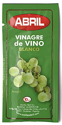 Sobre Vinagre de Vino Blanco Abril 10 ml - Caja de 150 sobres