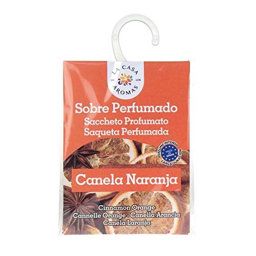 Sobres Perfumados, Bolsitas Aromáticas Aroma Canela Naranja, Saquitos para el Armario, Cajón, Ropa de Bebé, Zapatero, Maleta (Canela Naranja, 1 PC)