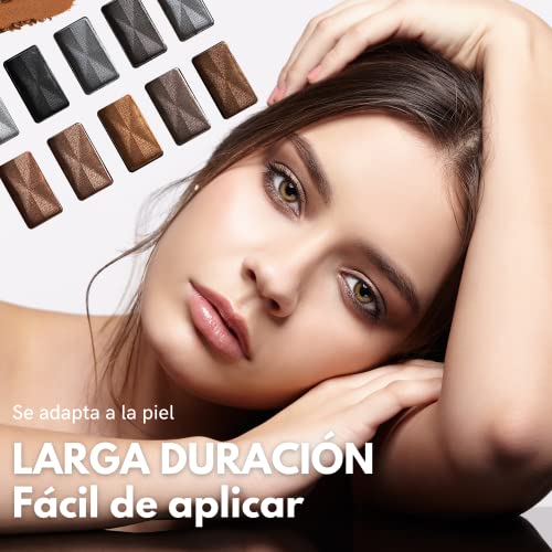 SOMBRA DE OJOS Profesionales | Paleta Maquillaje Mujer PACK 2 | Set Completo con Variedad de Colores Fríos y Cálidos | Paleta Profesional para Sombra de Ojos | Maquillaje para Mujeres y Niñas