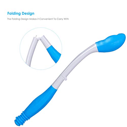 SOONHUA WC Tissue Aids Tool, Comfort Long Weach Wipe Plegable WC Ayuda para limpiar Ayuda de aseo personal para movilidad restringida Mujeres mayores embarazadas