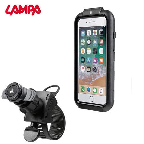 Soporte para Smartphone o teléfono móvil, Impermeable, para Moto o Scooter, Compatible con Black Douglas con Enganche para Manillar orientable para iPhone X XS, Funda para navegador