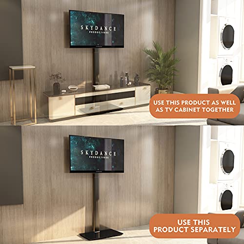 Soporte TV con Giratorio y Altura Ajustable para TV de Plasma/LCD de 19-42 Pulgadas