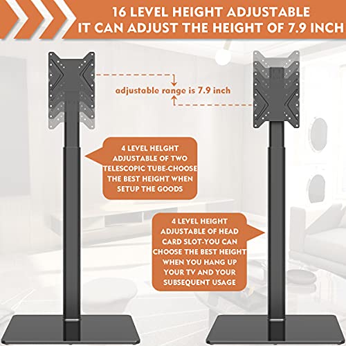 Soporte TV con Giratorio y Altura Ajustable para TV de Plasma/LCD de 19-42 Pulgadas