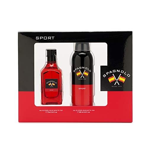 Spagnolo Sport Estuche de Regalo para Hombre EdT 75ml + Desodorante Spray 200ml