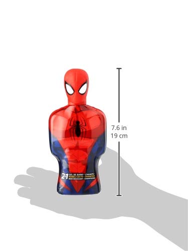 Spiderman Figura 2-en-1 Gel de Baño-Champú 350 ml