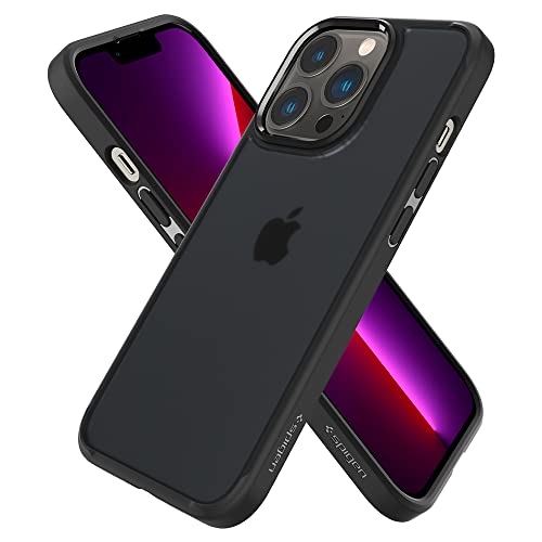 Spigen Funda Ultra Hybrid Matte Compatible con iPhone 13 Pro - Negro Escarchado