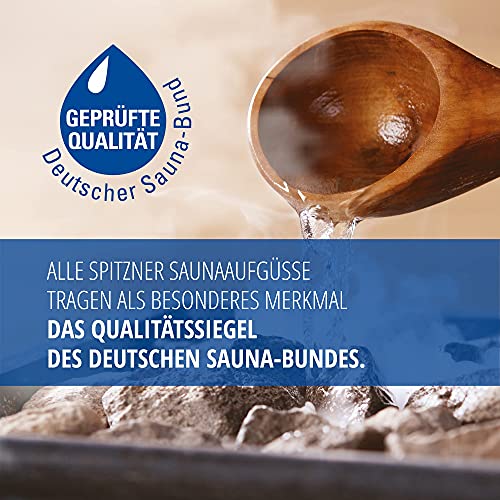 Spitzner esencia para saunas Grosella negra amargo-refrescante 1 l - esencia para saunas de bienestar con aroma fresco a grosella negra para saunas, estimulante, aceite natural para saunas