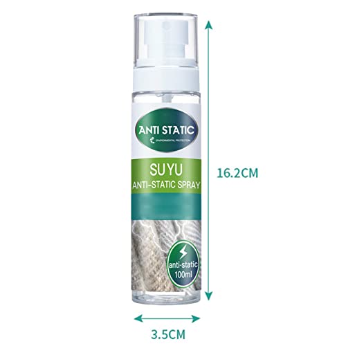 Spray antiestático, spray adherente estático, previene el spray adherente estático, tamaño ravel Spray antiestático spray adherente estático Spray anti arrugado a prueba de polvo para ropa de hogar