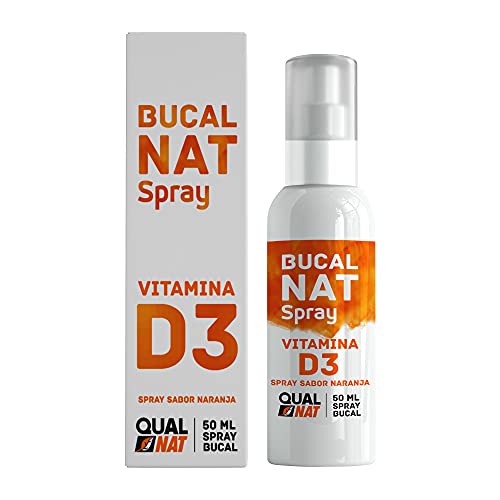 Spray Bucal 50ml|Spray Mal Aliento| Spray de uso diario para un aliento fresco y duradero| Vitamina D3| QUALNAT