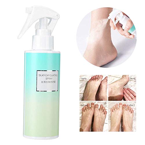 Spray exfoliante unisex para manos y pies de 150g, rejuvenecimiento de la piel hidratante suave, limpieza de poros, spray sedoso para el cuidado de las manos