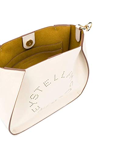 Stella McCartney Moda De Lujo Mujer 700073W85429000 Blanco Fibras Sintéticas Bolso De Hombro | Temporada Permanente