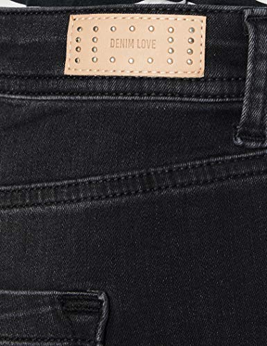 Street One 373361 Denim Style York Slim Fit High Waist Jeans, Authentic Black Wash (Negro), 34W x 28L para Mujer