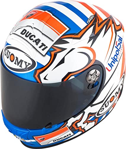 Suomy - Casco Sr-Sport Dovizioso GP, réplica Ducati, gráfica, S