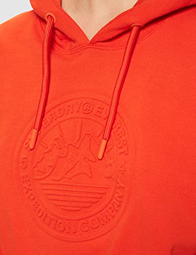 Superdry W2011066a Sudadera con Capucha, Bold Orange, Small para Mujer