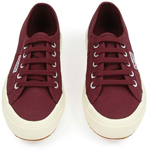 Superga 2750 Cotu Classic Zapatillas Unisex Adulto, Rojo (Dk Bordeaux), 35 EU