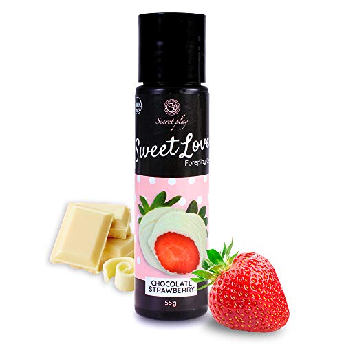 Sweet Love Lubricante/Sexo Oral Comestible Fresa y Chocolate Blanco by Secret Play