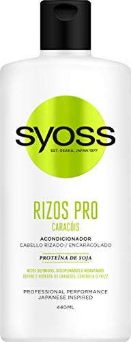 Syoss - Acondicionador para pelo rizado - Rizos Pro - 6uds de 440Ml (2.640ml) –Método Curly- Rizos definidos, disciplinados e hidratados - Cabello como recién salido de la peluquería