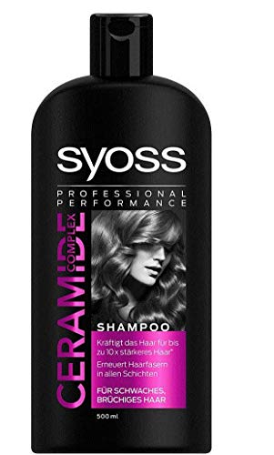 Syoss Ceramide Complex Shampoo 500ml Cabello Débil y Frágil