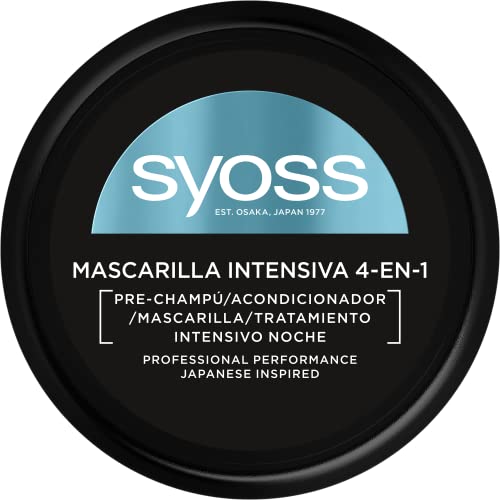 Syoss Mascarilla Intensiva 4 en 1 Hidratacion para cabello normal o seco 500ml