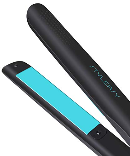 Sytech SY-PP7 Plancha de Pelo de Tecnología PTC Auto Heat de Color Azul y Negro