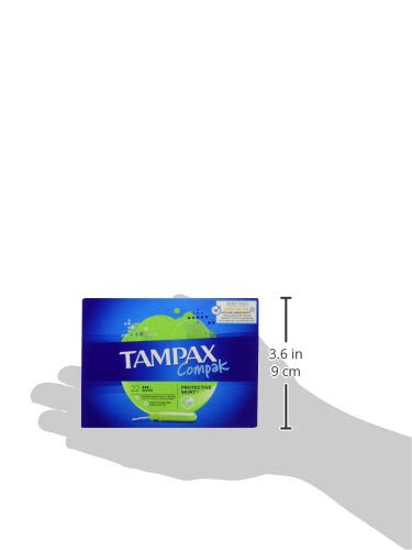 Tampax Compak – Sellos con aplicador de plástico x 22 – Super