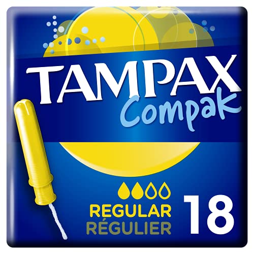 TAMPAX COMPAK TAMPONES REGULAR 18 UNIDADES