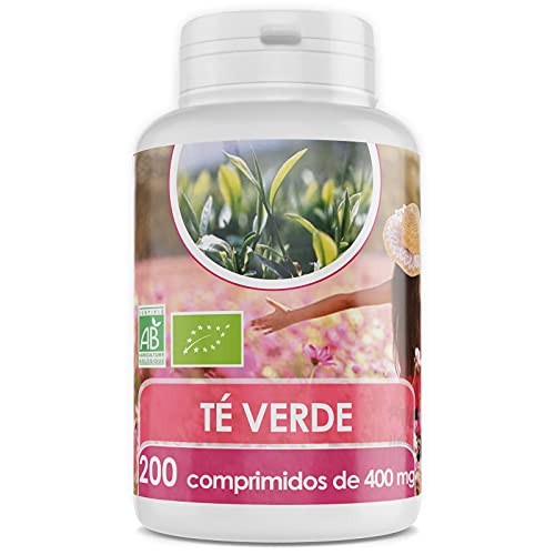 Té Verde Orgánico - 400 mg - 200 comprimidos