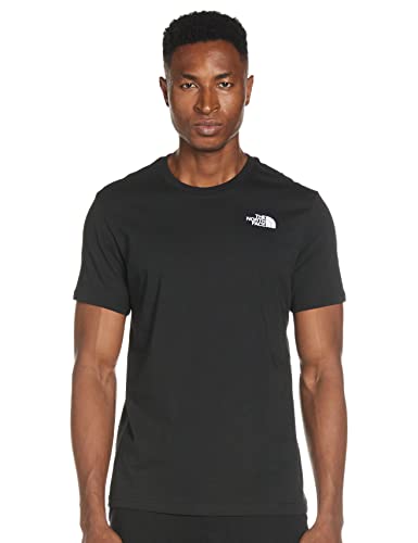 The North Face S/S Red Box tee Camiseta de Manga Corta, Hombre, Negro (TNF Black), L