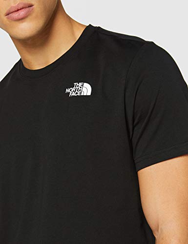 The North Face S/S Red Box tee Camiseta de Manga Corta, Hombre, Negro (TNF Black), L