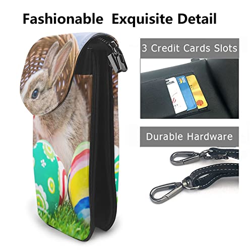 The Very Strange History Of The Easter Bunny Cross Body Bag Bolso Pequeño Teléfono Celular Casual Bolsas de Hombro Para Mujeres