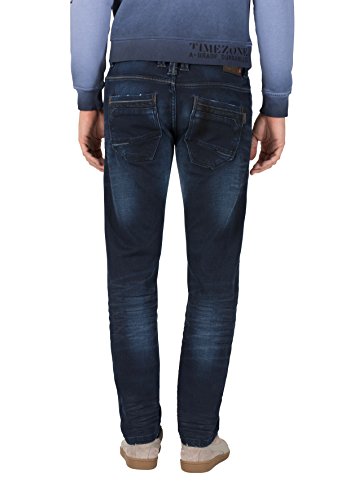 Timezone Regular RyanTZ Vaqueros Straight, Azul (Blue-Black Wash 3202), 38W x 32L para Hombre