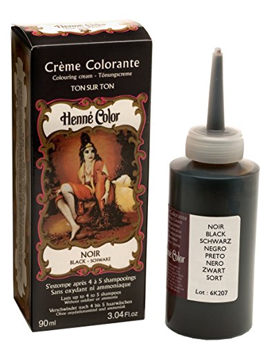 Tinte de henna para el cabello, color rojo intenso, 90 ml, de Henne Color