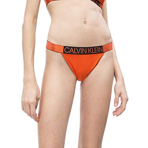 Tommy Hilfiger Brazilian Braguita de Bikini, Rojo (Mandarin Red 659), Talla única (Talla del Fabricante: Medium) para Mujer