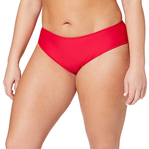 Tommy Hilfiger Brazilian Hipster-LR Braguita de Bikini, Rojo (Bittersweet 600), 40 (Talla del Fabricante: Medium) para Mujer